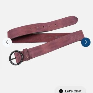 Amsterdam Heritage wine colored belt size small/85